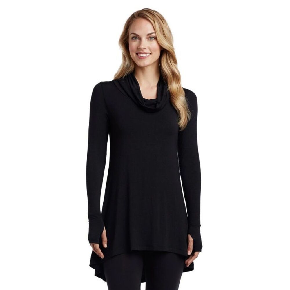 Cuddl Duds Softwear With Stretch Long Sleeve Cowl Tunic